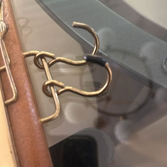 Vintage Wooden Neck-tie, Jewelry or Belt Display Hanger 36 Slots - Picture 4 of 5